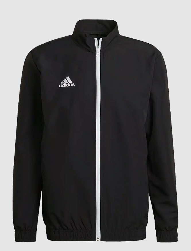 Campera Adidas Deportiva Performance Negra Original con Cierre Talle L - Imagen 2