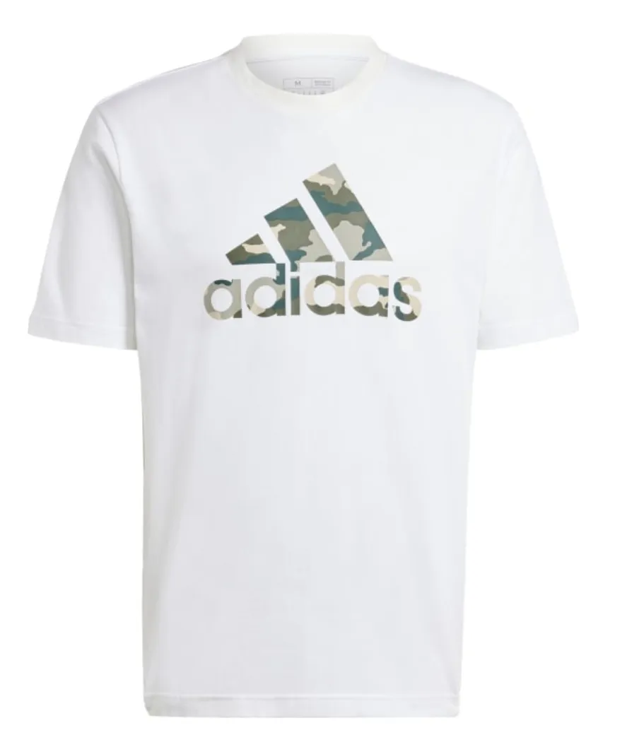 Remera Adidas Logo Camo Original – Blanca - Imagen 2