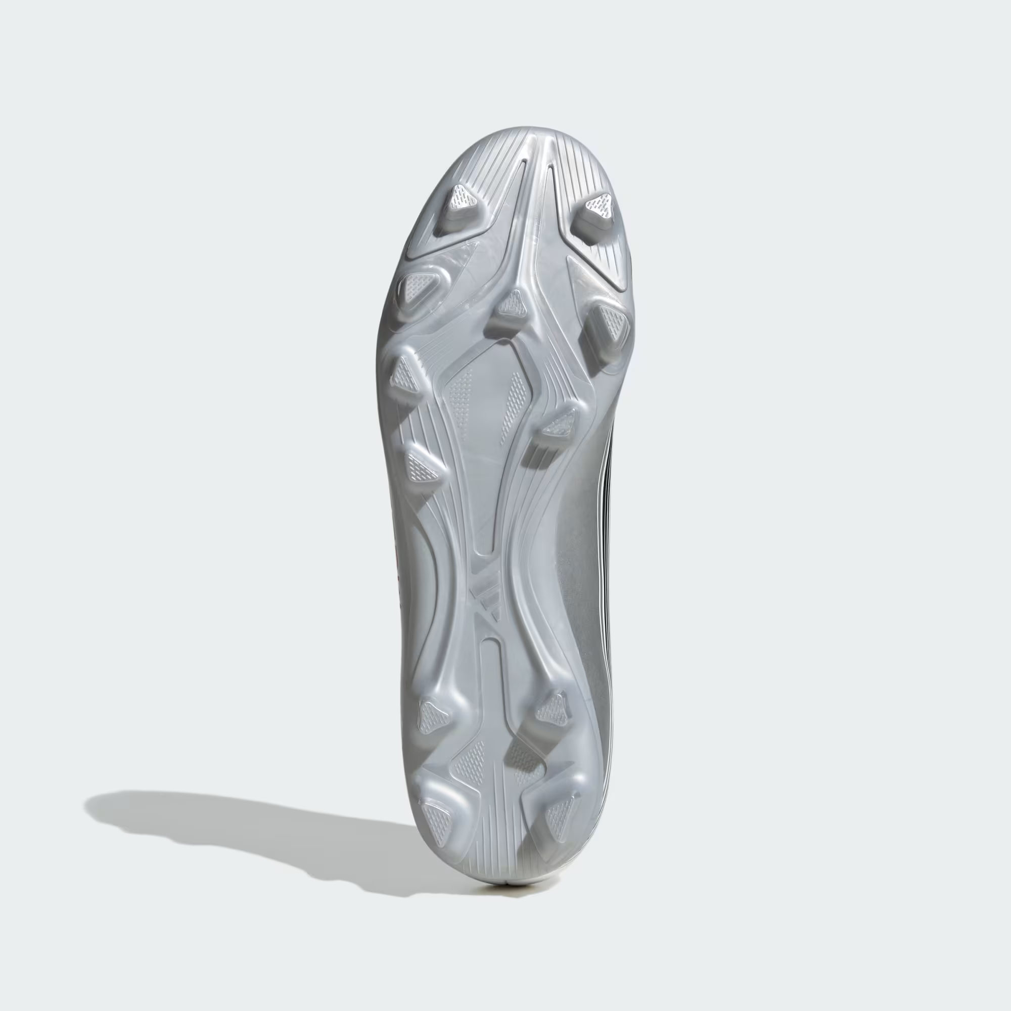 Botines de fútbol Adidas Original F50 Messi League FG/MG en color blanco, rojo lúcido y plateado - Imagen 6